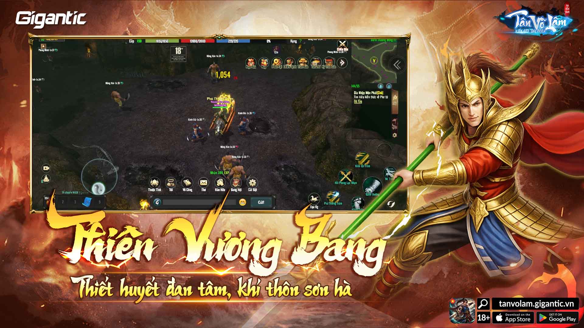 THIÊN VƯƠNG BANG: THIẾT HUYẾT ĐAN TÂM, KHÍ THÔN SƠN HÀ